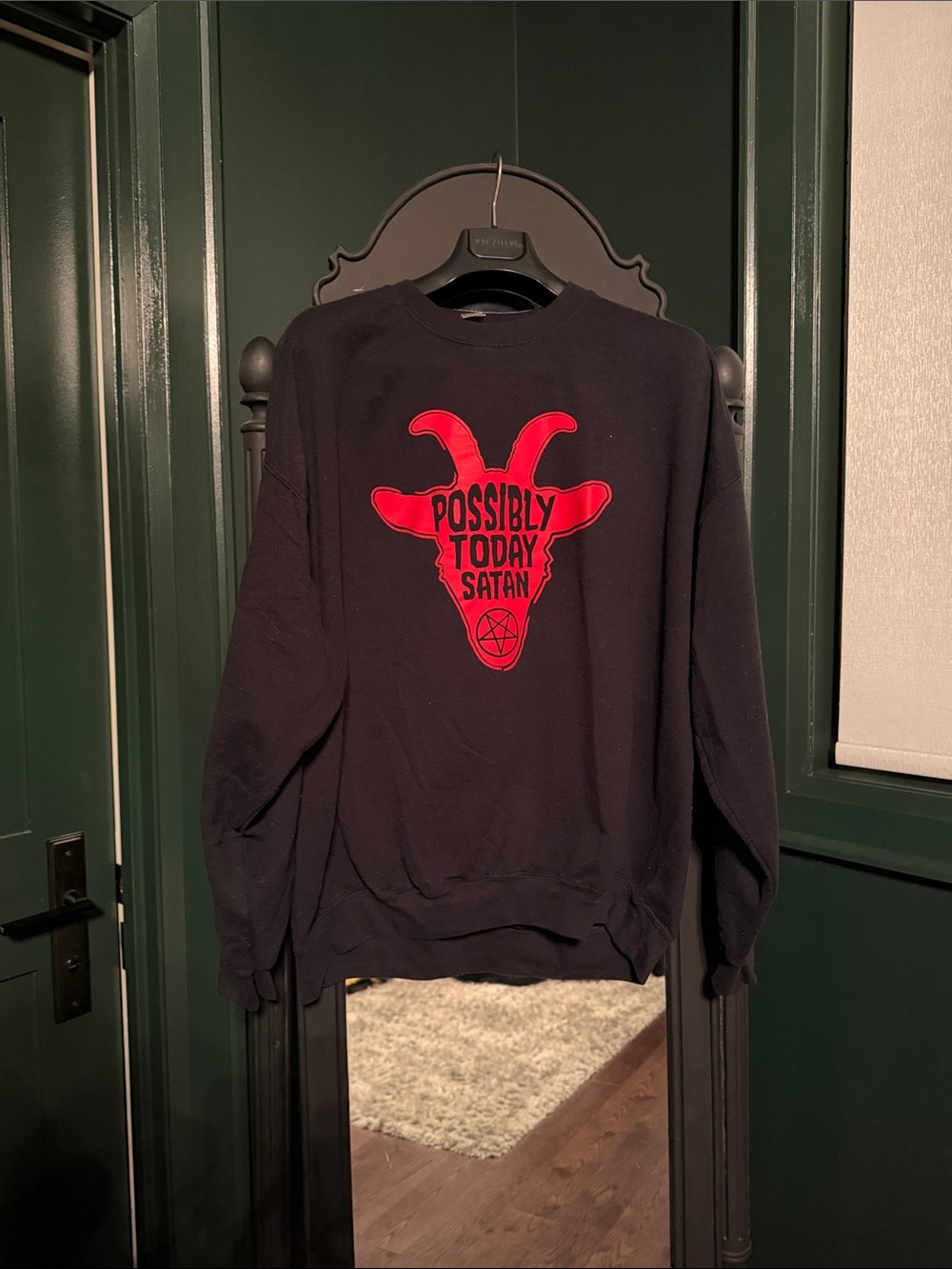 Plus size Possibly Today Satan crewneck
